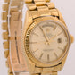 1978 Rolex Day-Date President CHAMPAGNE Fluted 36mm 18K Yellow Gold Watch 18038