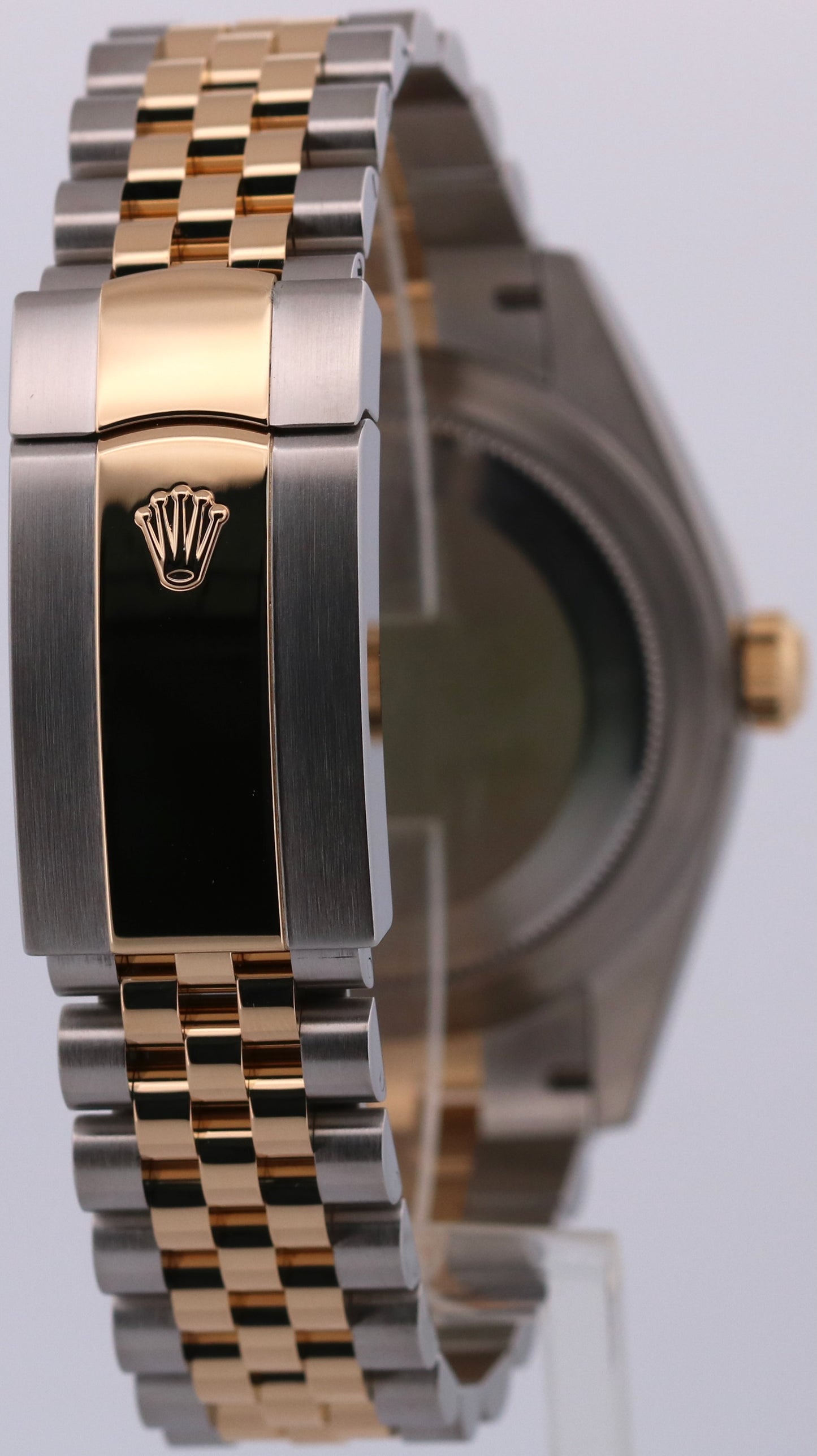 Rolex Sky-Dweller BLACK Two-Tone 18K Yellow Gold Steel JUBILEE 42mm 326933 Watch