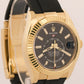 2023 Rolex Sky-Dweller BLACK 18K Yellow Gold Rubber OYSTERFLEX 42mm 336238 BOX