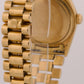 1978 Rolex Day-Date President CHAMPAGNE Fluted 36mm 18K Yellow Gold Watch 18038