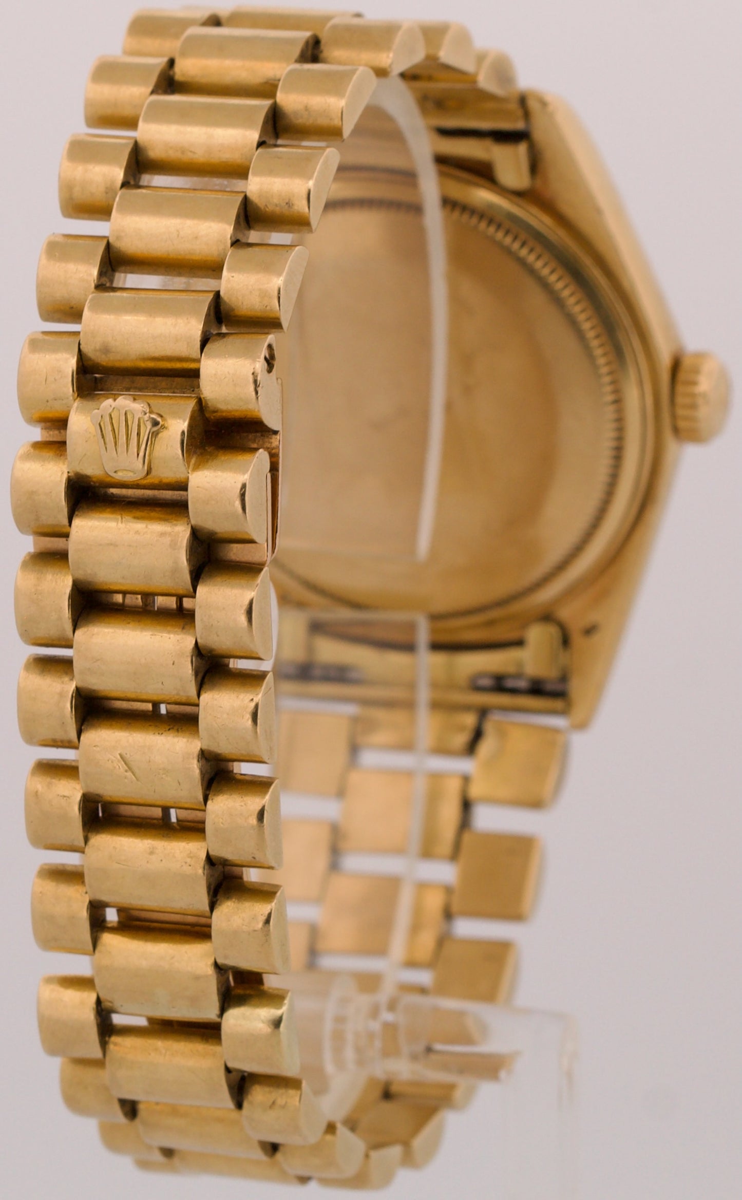 1978 Rolex Day-Date President CHAMPAGNE Fluted 36mm 18K Yellow Gold Watch 18038