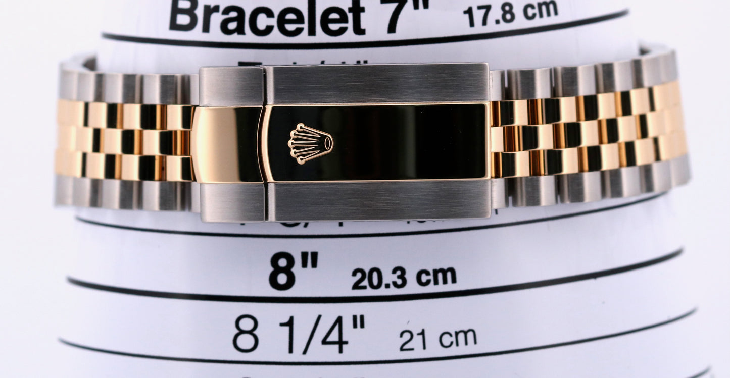 Rolex Sky-Dweller BLACK Two-Tone 18K Yellow Gold Steel JUBILEE 42mm 326933 Watch