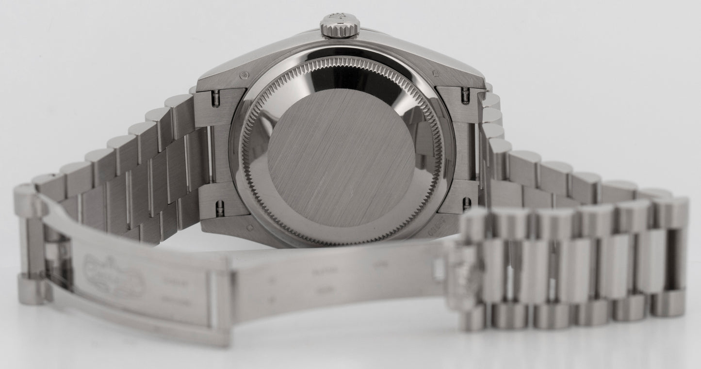 Rolex Day-Date President WHITE Roman 18K White Gold 36mm 128239 Watch