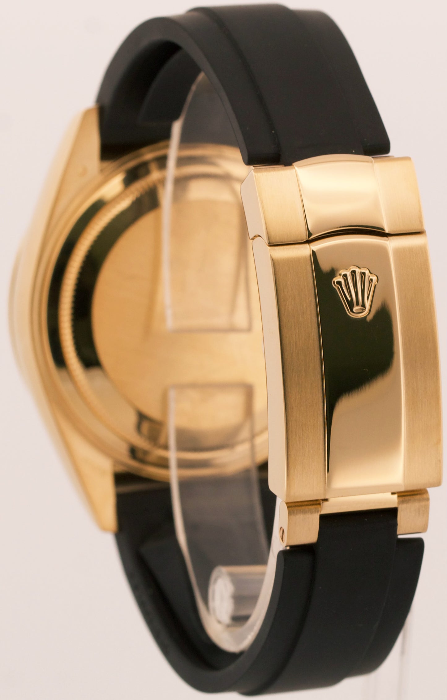 2023 Rolex Sky-Dweller BLACK 18K Yellow Gold Rubber OYSTERFLEX 42mm 336238 BOX