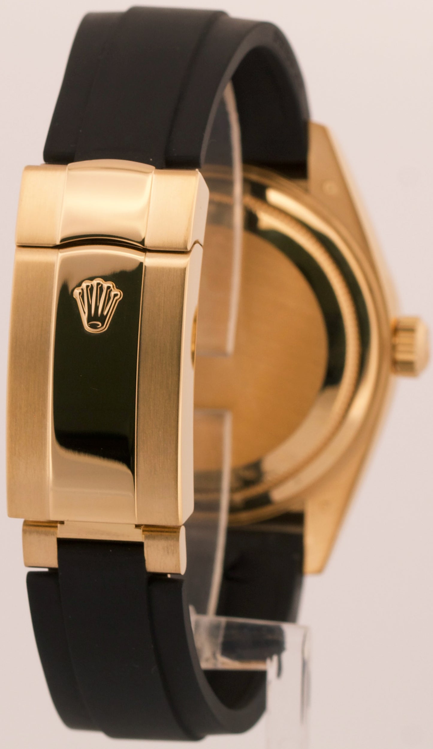 2023 Rolex Sky-Dweller BLACK 18K Yellow Gold Rubber OYSTERFLEX 42mm 336238 BOX