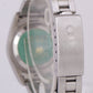 Ladies Rolex Oyster Perpetual BLACK Engine Turned 24mm NO-HOLES Watch 67230