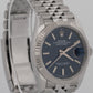 2021 PAPERS Rolex DateJust BLUE MOTIF 36mm Steel 18K Gold JUBILEE 126234 BOX