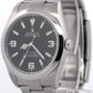 2011 PAPERS Rolex Explorer BLACK Stainless Steel MK1 39mm Oyster 214270 BOX