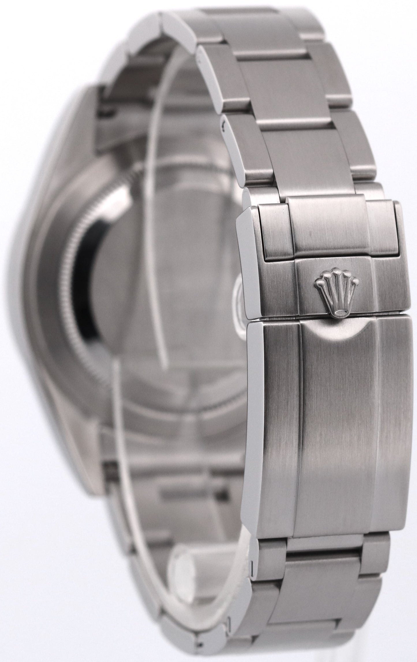 2011 PAPERS Rolex Explorer BLACK Stainless Steel MK1 39mm Oyster 214270 BOX