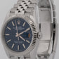 2021 PAPERS Rolex DateJust BLUE MOTIF 36mm Steel 18K Gold JUBILEE 126234 BOX