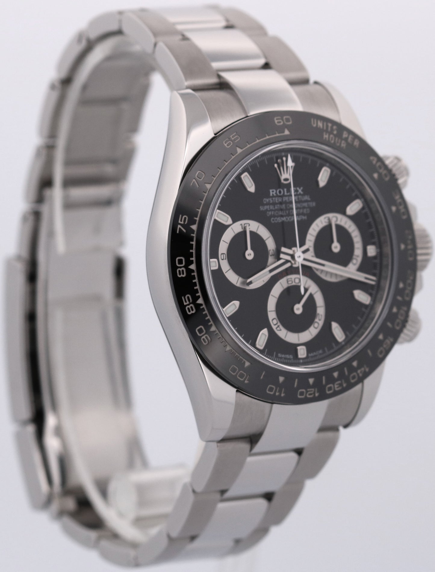2022 PAPERS Rolex Daytona Cosmograph 40mm BLACK Steel Ceramic 116500 LN BOX