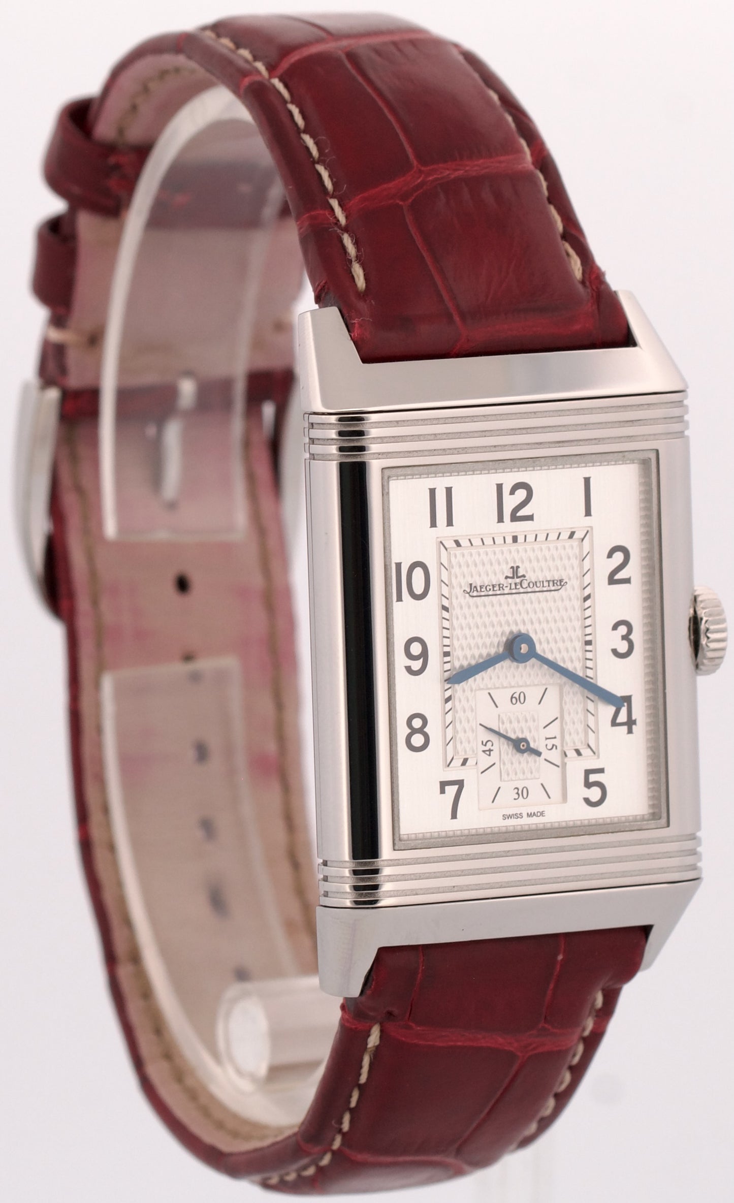 2019 PAPERS Jaeger LeCoultre Reverso Tribute SILVER 214.8.62 Steel Q3858520 BOX