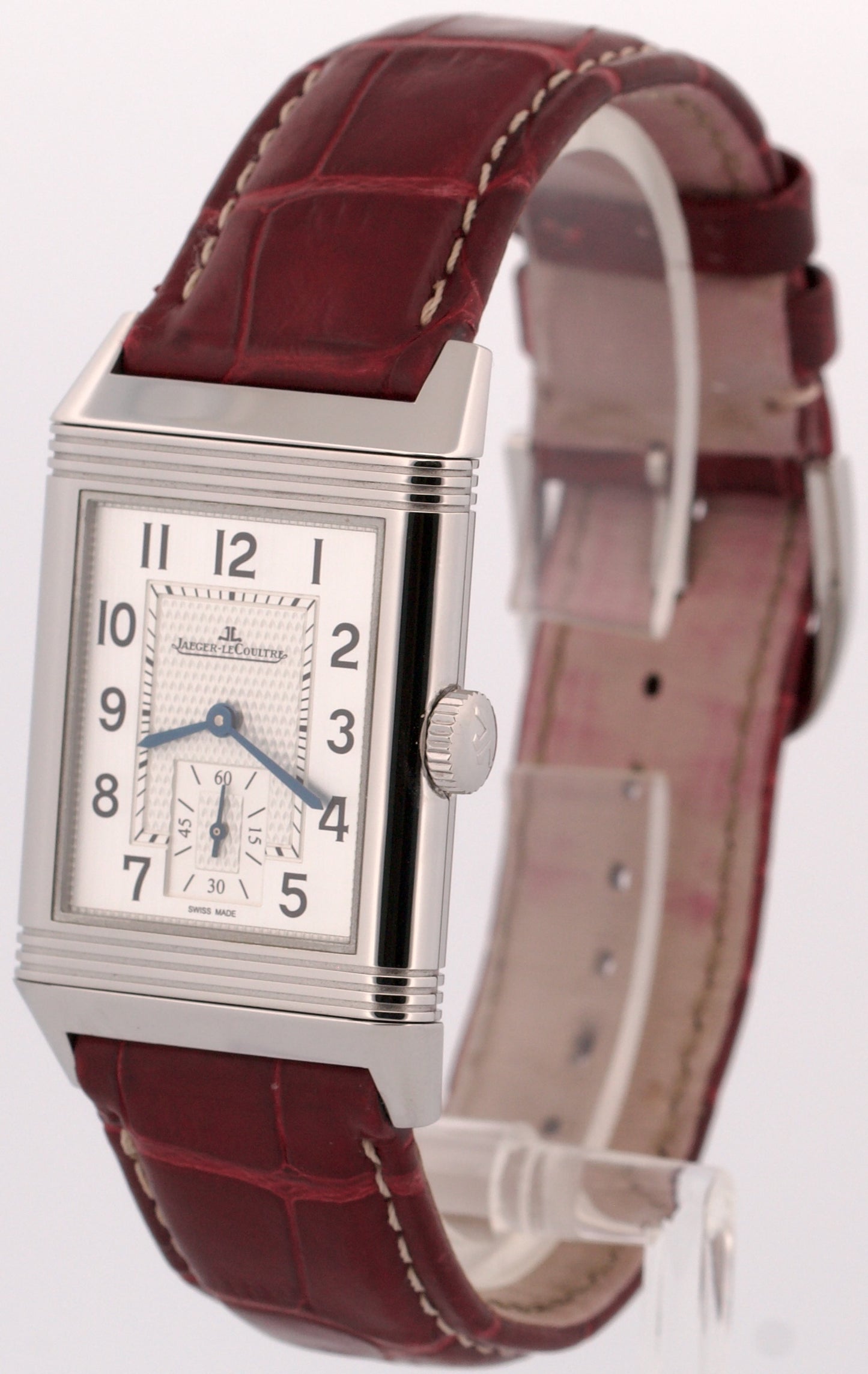 2019 PAPERS Jaeger LeCoultre Reverso Tribute SILVER 214.8.62 Steel Q3858520 BOX