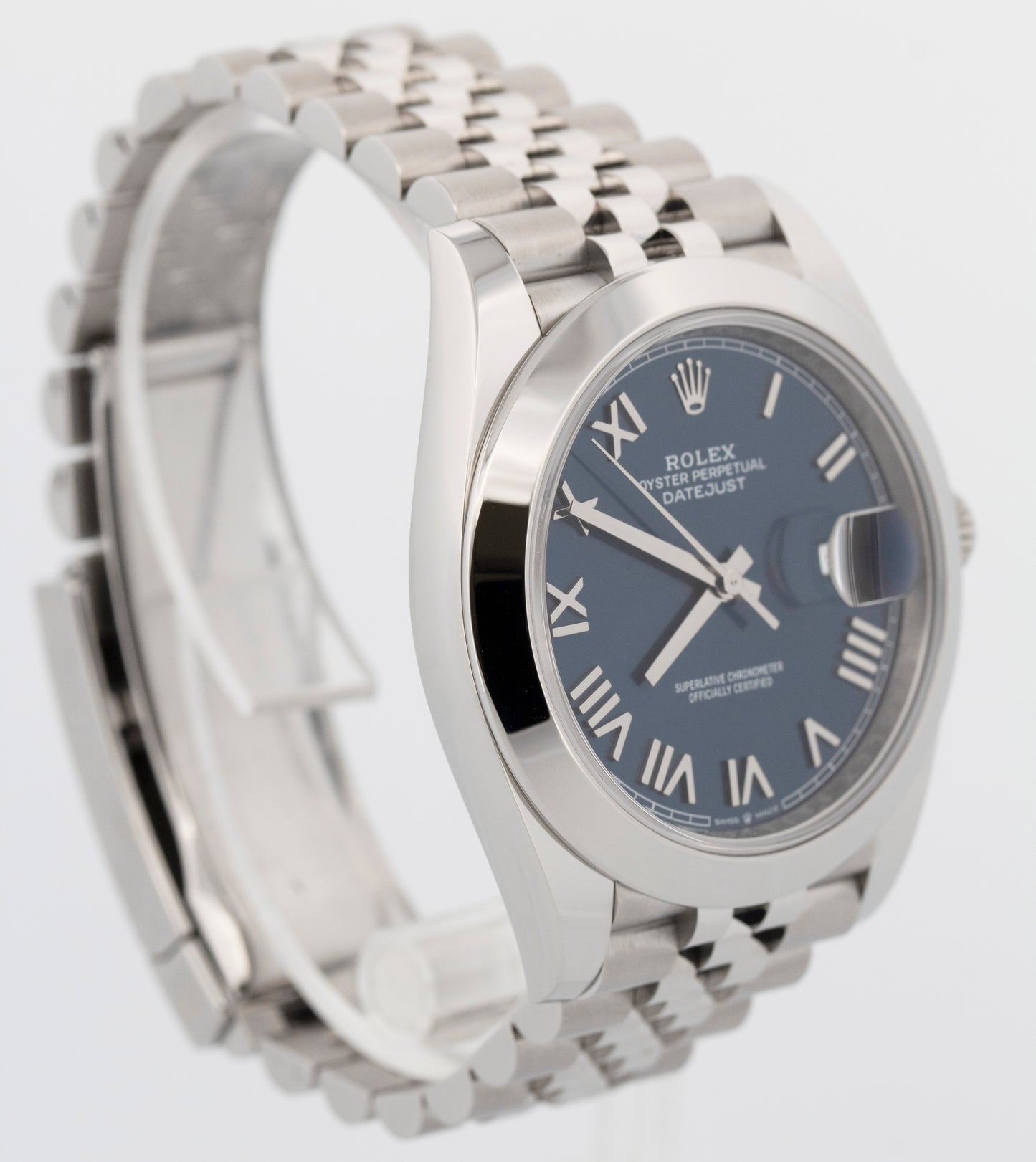 NEW 2026 PAPERS Rolex DateJust 41 BRIGHT BLUE Jubilee 41mm 126300 Watch BOX