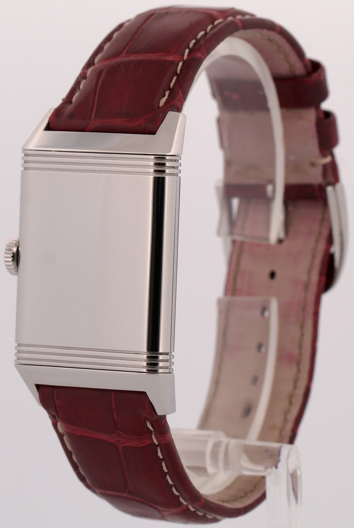 2019 PAPERS Jaeger LeCoultre Reverso Tribute SILVER 214.8.62 Steel Q3858520 BOX