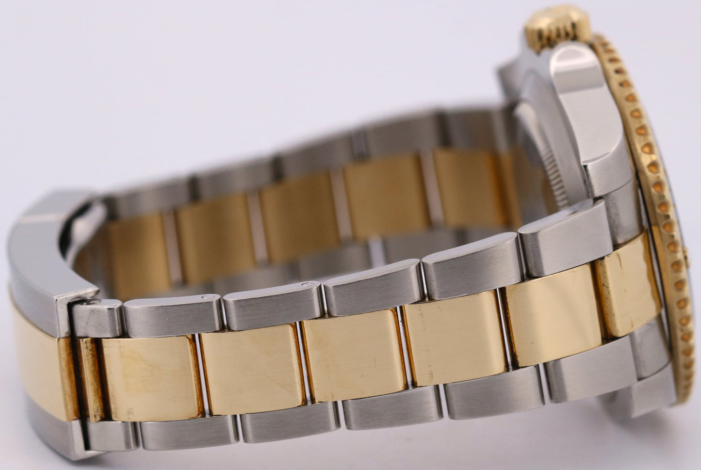 Rolex Submariner Date Ceramic BLACK 40mm 18K Yellow Gold Steel 116613 LN Watch