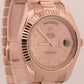 2015 PAPERS Rolex Day-Date II President 41mm PINK ROMAN 18K Rose Gold 218235 BOX