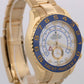 2025 CPO PAPERS Rolex Yacht-Master II WHITE 18K Yellow Gold Blue 44mm 116688 BOX