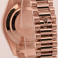 2015 PAPERS Rolex Day-Date II President 41mm PINK ROMAN 18K Rose Gold 218235 BOX