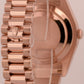 2015 PAPERS Rolex Day-Date II President 41mm PINK ROMAN 18K Rose Gold 218235 BOX