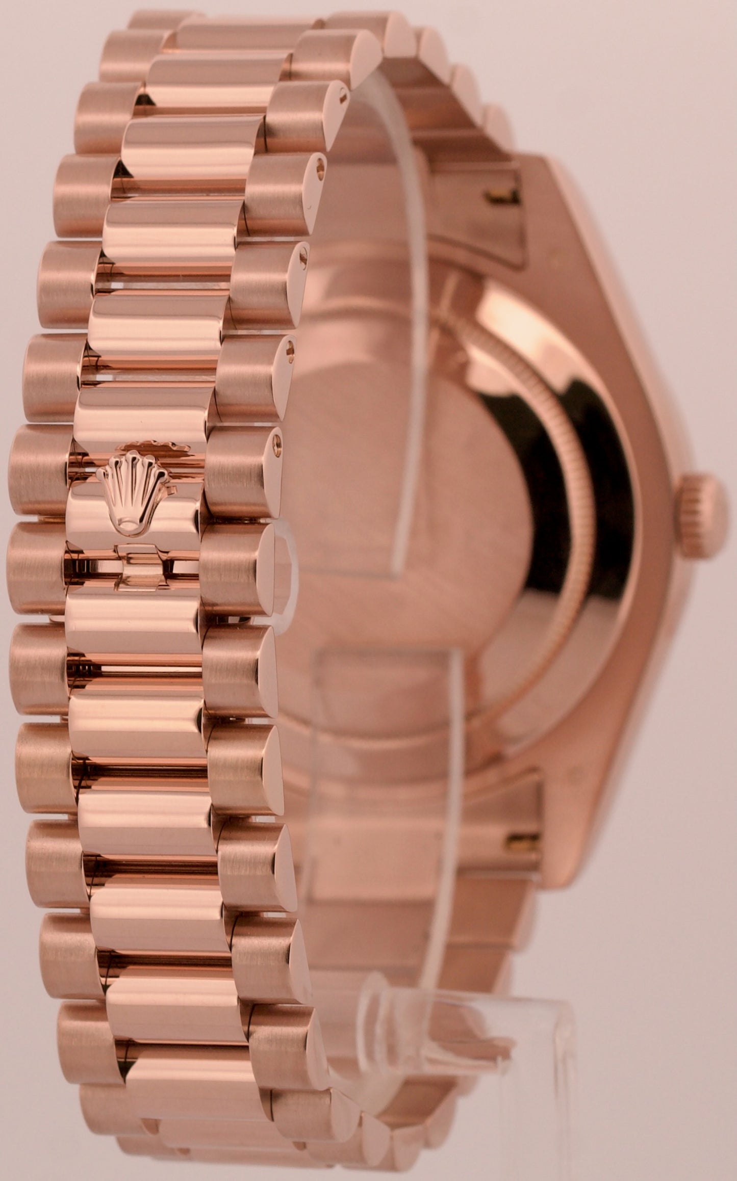 2015 PAPERS Rolex Day-Date II President 41mm PINK ROMAN 18K Rose Gold 218235 BOX