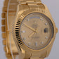 2013 PAPERS Rolex Day-Date II 41mm CHAMPAGNE DIAMOND 18K Yellow Gold 218238 BOX