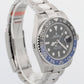 NOS 2018 PAPERS Rolex GMT-Master II Batman BLUE BLACK Steel 40mm 116710 BLNR BOX