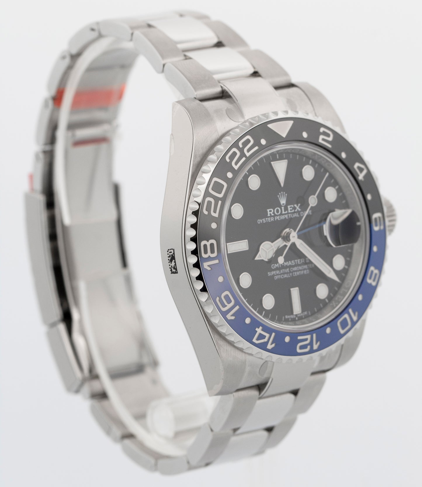 NOS 2018 PAPERS Rolex GMT-Master II Batman BLUE BLACK Steel 40mm 116710 BLNR BOX