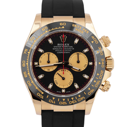 2023 NEW PAPERS Rolex Daytona Gold Paul Newman Oysterflex 116518 LN Watch BOX