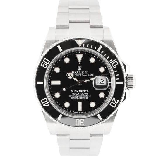 2023 MINT Rolex Submariner Date 41mm Black Stainless Steel 41mm 126610 LN BOX