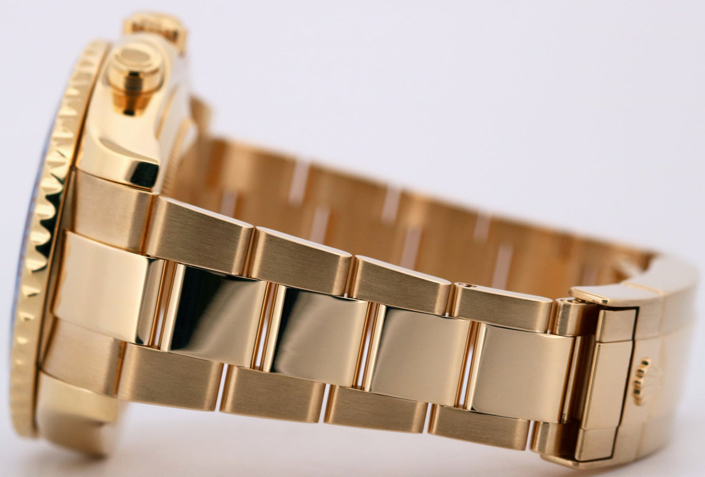 2025 CPO PAPERS Rolex Yacht-Master II WHITE 18K Yellow Gold Blue 44mm 116688 BOX