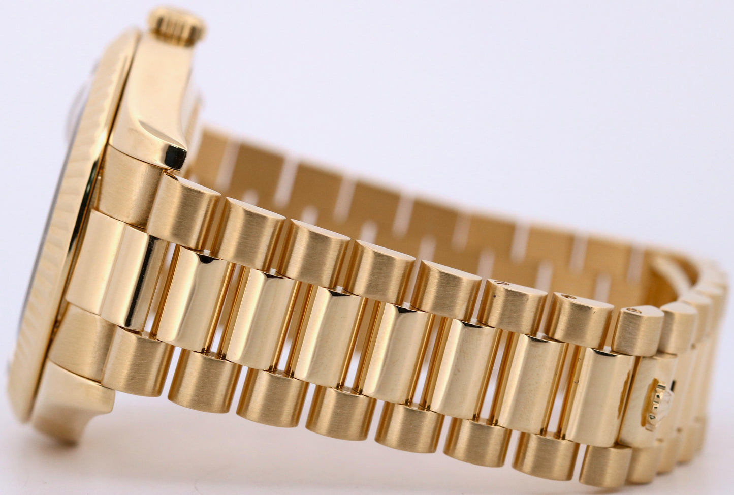 2013 PAPERS Rolex Day-Date II 41mm CHAMPAGNE DIAMOND 18K Yellow Gold 218238 BOX