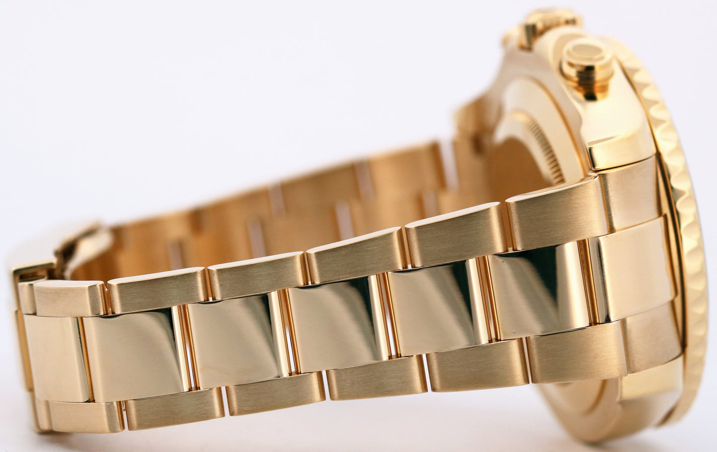 2025 CPO PAPERS Rolex Yacht-Master II WHITE 18K Yellow Gold Blue 44mm 116688 BOX
