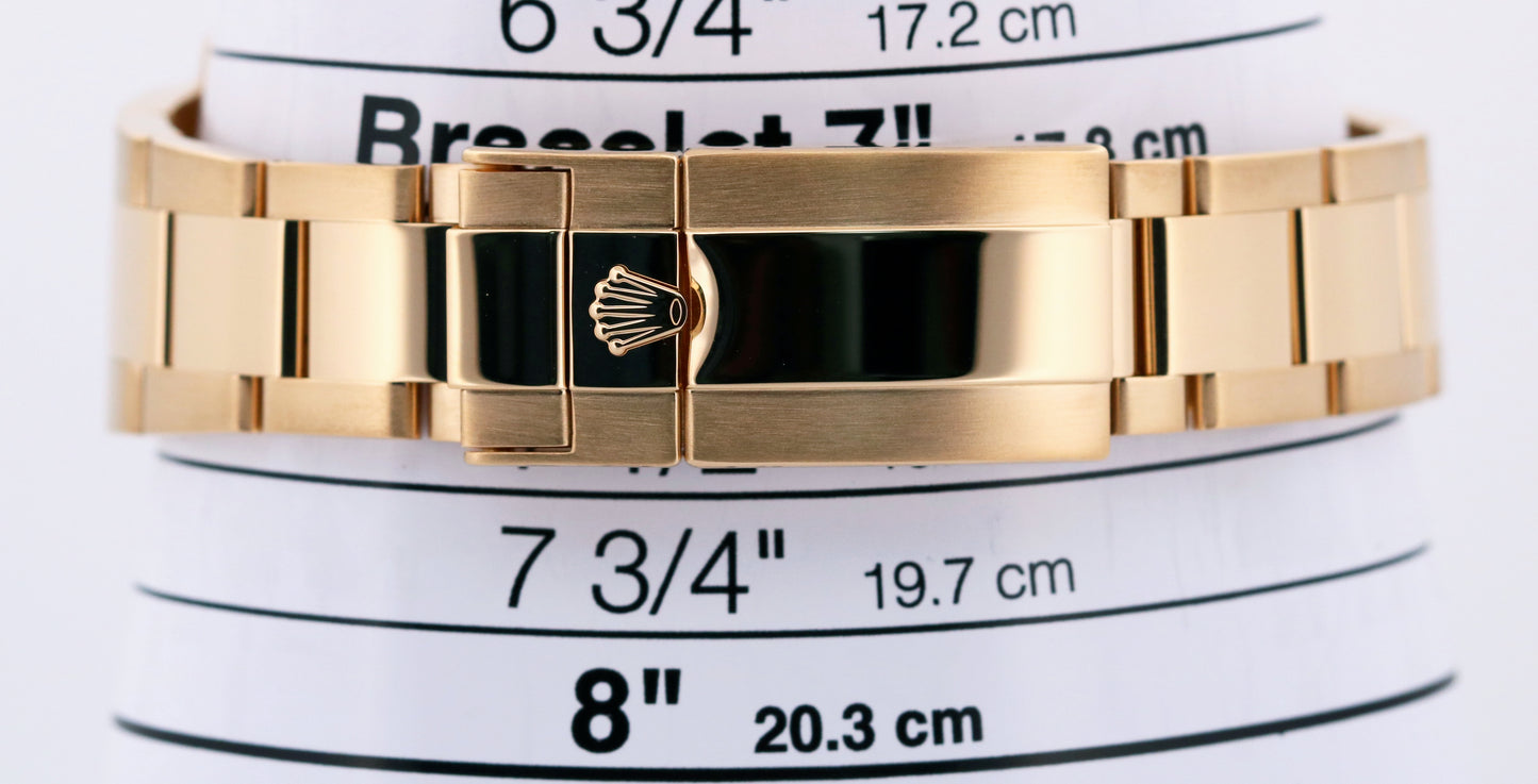 2025 CPO PAPERS Rolex Yacht-Master II WHITE 18K Yellow Gold Blue 44mm 116688 BOX
