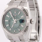 2024 PAPERS Rolex Sky-Dweller GREEN 42mm 18K Gold Stainless OYSTER 336934 BOX
