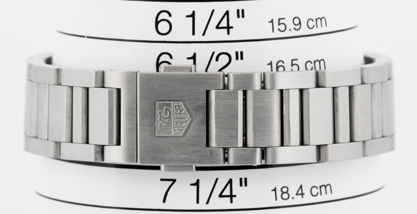 Tag Heuer Carrera 39mm Stainless Steel Black Automatic Watch WAR211A.BA0782