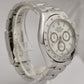 Rolex Daytona WHITE Cream PANNA Stainless F SERIAL THIN HANDS Watch 40mm 116520