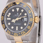 MINT PAPERS Rolex GMT-Master II Black Ceramic Two-Tone 40mm Watch 116713 BOX