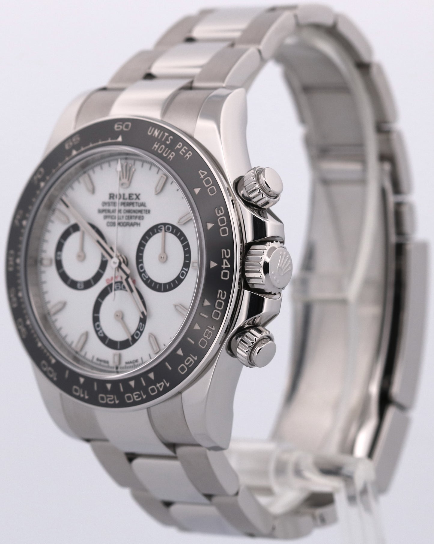 2025 Rolex Daytona Cosmograph Steel PANDA White Ceramic Steel 40mm 126500 LN BOX