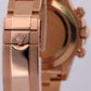 STICKERED PAPERS Rolex Daytona Cosmograph 40mm SUNDUST BAGUETTE 18K 116505 BOX