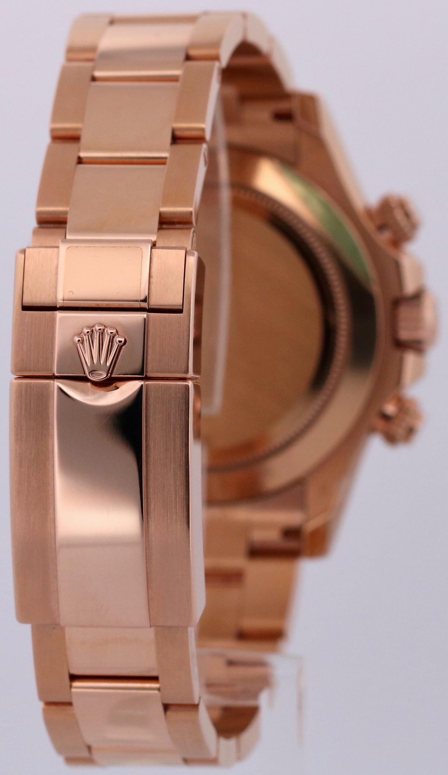 STICKERED PAPERS Rolex Daytona Cosmograph 40mm SUNDUST BAGUETTE 18K 116505 BOX