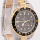 UNPOLISHED PAPERS Rolex GMT-Master II BLACK 18K Gold Steel OYSTER 40mm 16713 BOX