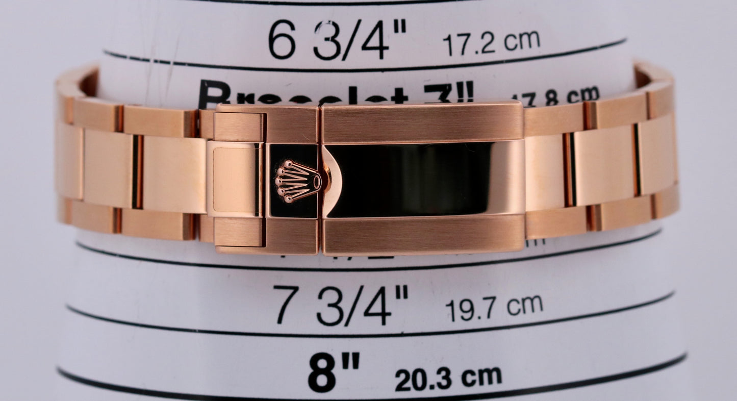 STICKERED PAPERS Rolex Daytona Cosmograph 40mm SUNDUST BAGUETTE 18K 116505 BOX