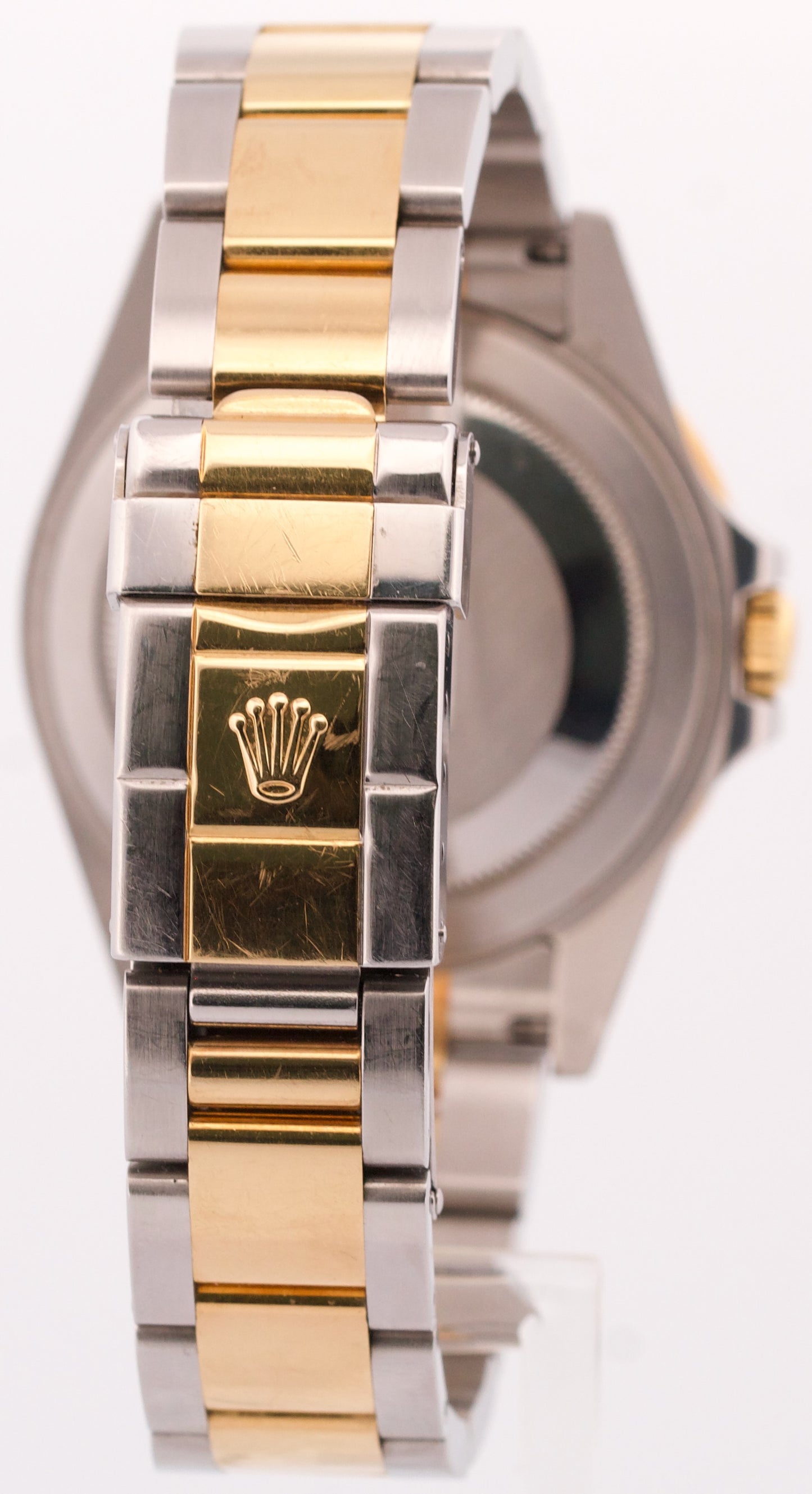 UNPOLISHED PAPERS Rolex GMT-Master II BLACK 18K Gold Steel OYSTER 40mm 16713 BOX