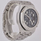 PAPERS Audemars Piguet Royal Oak Offshore Black 25721ST Stainless Watch B+P