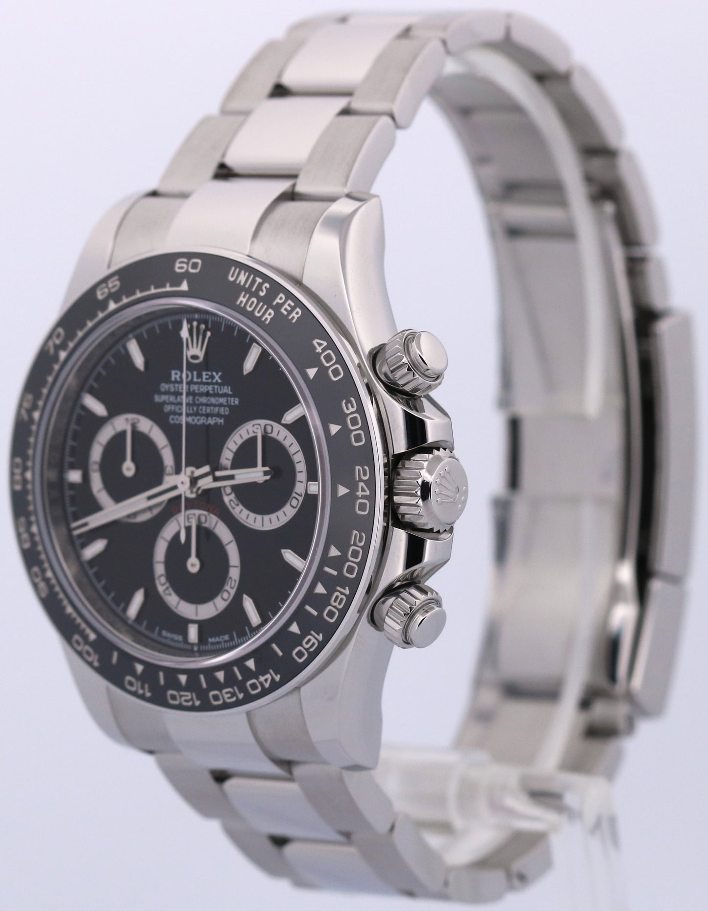 2024 PAPERS Rolex Daytona Cosmograph Steel BLACK Ceramic 40mm 126500 LN BOX