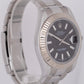 MINT PAPERS Rolex DateJust II 41mm Black Stainless Steel Gold Watch 116334 BOX
