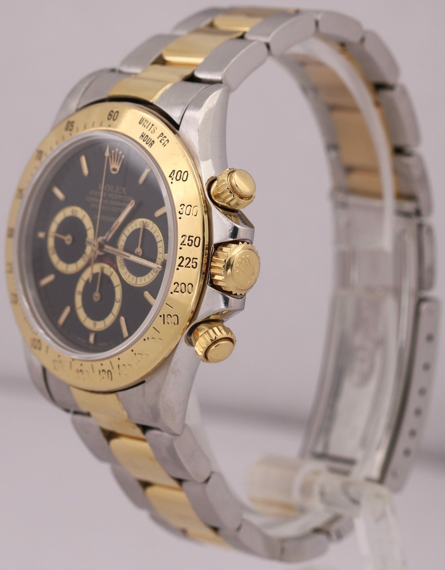 Rolex Daytona 40mm FLOATING COSMOGRAPH Two-Tone 18K Gold Steel ZENITH 16523 BOX