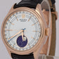 PAPERS Rolex Cellini Moonphase 18K Rose Gold Leather Everose 39mm 50535 BOX