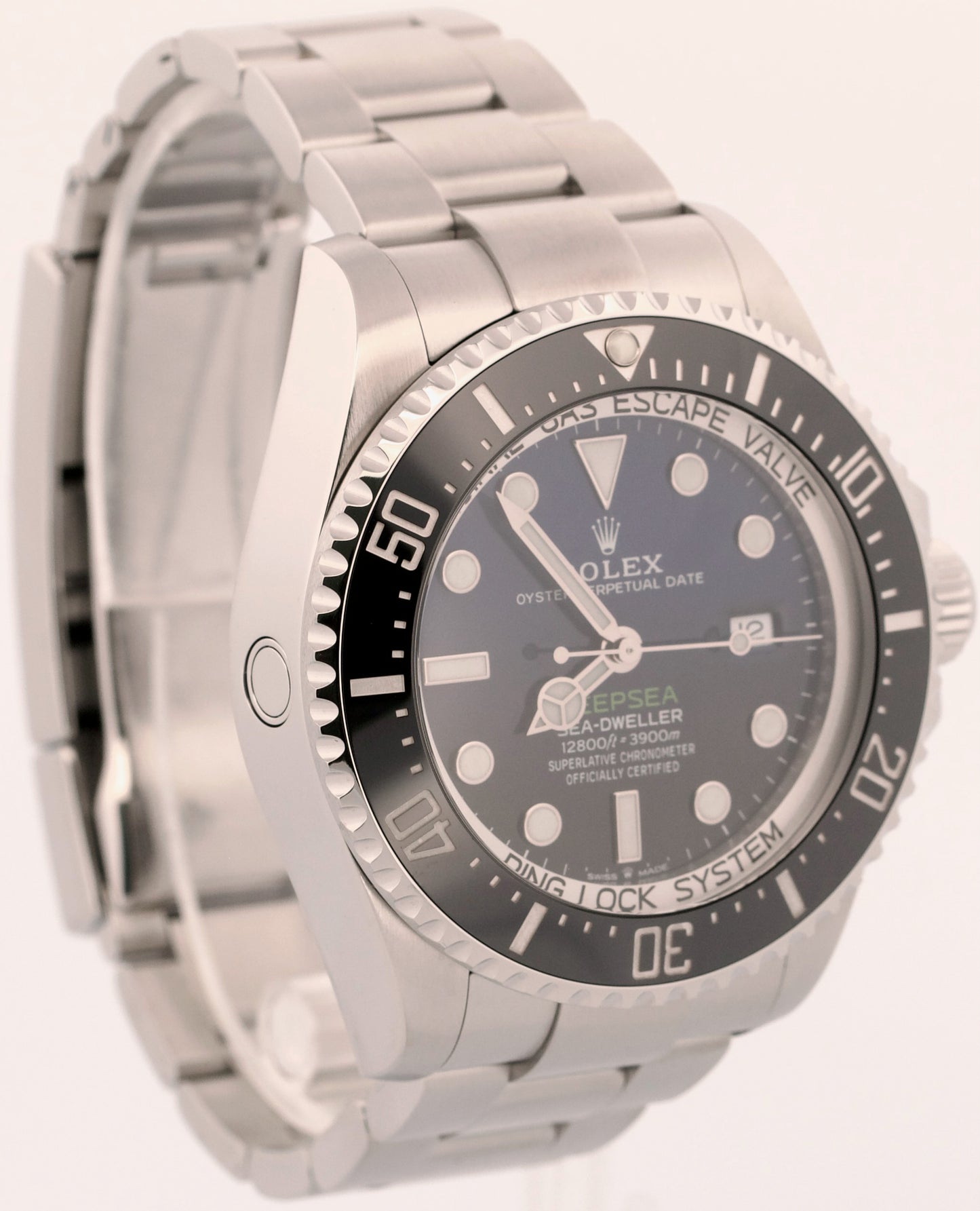 2018 PAPERS Rolex Sea-Dweller Deepsea CAMERON Blue Black Steel 44mm 126660 BOX